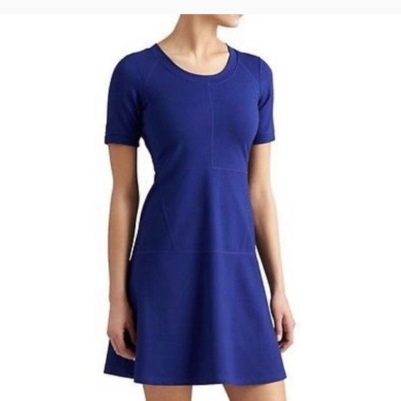 ATHLETA en route fit blue dress - Picture 1 of 9